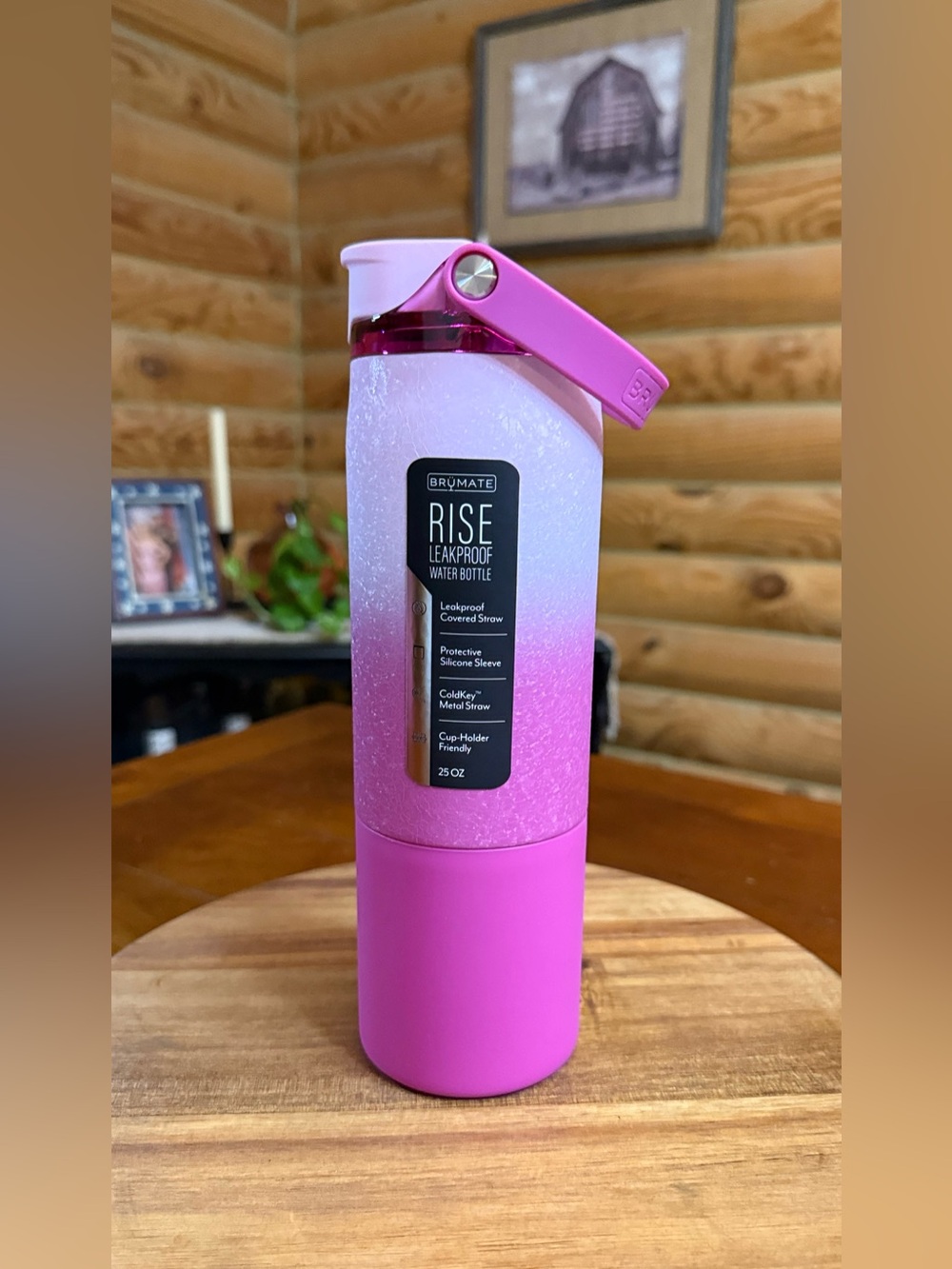 FROSTED ROSE Brumate 25oz Water Bottle • LEAKPROOF